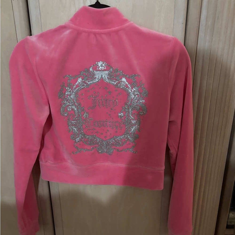 Juicy Couture Pink Velour Jacket